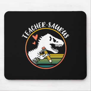 Lehrer-Saurus Lustiges Dinosaurier-Lehrer-Design T Mousepad