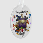 Lehrer schaffen Zauberschmuck Ornament (Vorderseite)