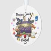 Lehrer schaffen Zauberschmuck Ornament (Vorderseite)