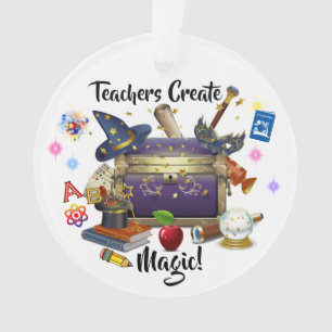 Lehrer schaffen Zauberschmuck Ornament