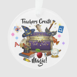 Lehrer schaffen Zauberschmuck Ornament