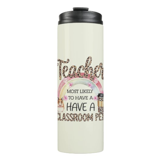 Lehrer schenkt am liebsten lustige Geschenke für R Thermosbecher (Vorderseite)