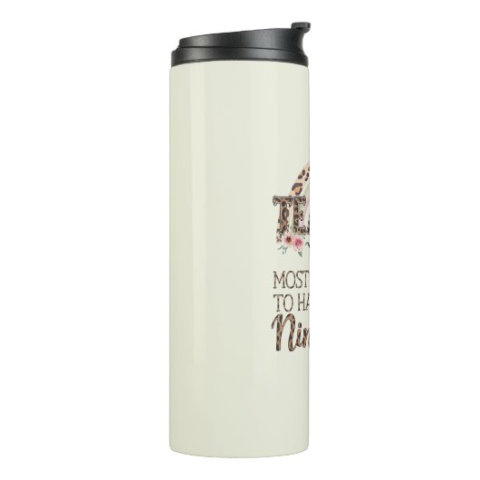 Lehrer schenkt am liebsten lustige Geschenke für R Thermosbecher (Nach links gedreht)