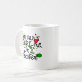 Lehrer-Schreckenskopie Kaffeetasse (Vorderseite Links)