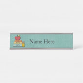 Lehrer Schreibtischnamensplakette (Vorderseite )