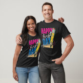 Lehrer Schüler glücklich ersten Schultag T-Shirt (Unisex)