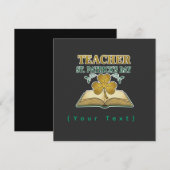 Lehrer & Schüler Klasse 2026 - Wissen ist Lig Einladung (Vorne/Hinten)