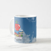 Lehrer Schüler Schulbücher Apple Custom Kaffeetasse (Vorderseite Links)