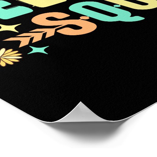 Lehrer SchülerInnen der dritten Klasse der Feldfah Poster (Ecke)