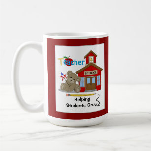Lehrer - Schülerinnen und Schüler beim Wachstum Kaffeetasse