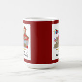 Lehrer - Schülerinnen und Schüler beim Wachstum un Kaffeetasse (Mittel)