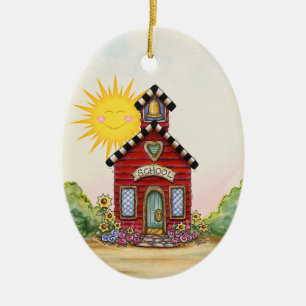 Lehrer - Schulhaus - SRF Keramikornament