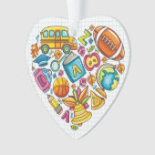 Lehrer / Schulpersonal - Danke, Ornament (Vorderseite)