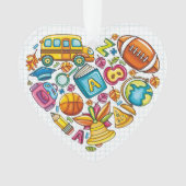 Lehrer / Schulpersonal - Danke, Ornament (Vorderseite)