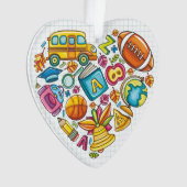 Lehrer / Schulpersonal - Danke, Ornament (Vorderseite)