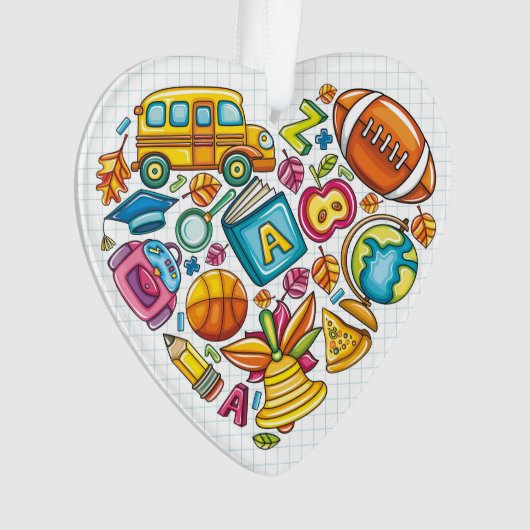 Lehrer / Schulpersonal - Danke, Ornament (Vorderseite)