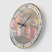 Lehrer - Schultage Große Wanduhr (Winkel)