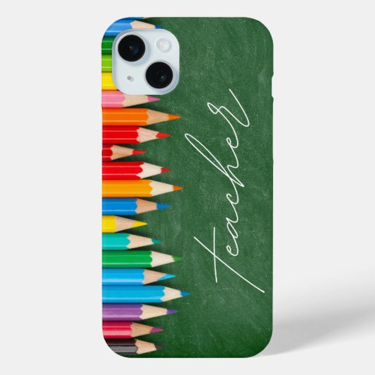 Lehrer Script-Chalkboard-Stifte Case-Mate iPhone Hülle (Rückseite)
