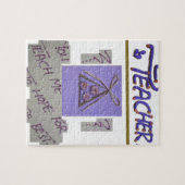 Lehrer Sie lehren mich zu hoffen für die beste.pnn Puzzle (Horizontal)