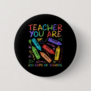 Lehrer, Sie sind Bibel inspirierend 100 Tage Schul Button