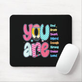 Lehrer Sie sind intelligent tapfer stark freundlic Mousepad (Mit Mouse)