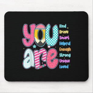 Lehrer Sie sind intelligent tapfer stark freundlic Mousepad
