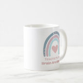 Lehrer sind Brain Architects Kaffeetasse (VorderseiteRechts)