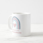 Lehrer sind Brain Architects Kaffeetasse (Vorderseite Links)