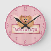 Lehrer sind Engel Wall Clock.