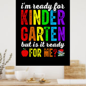 Lehrer sind für den Kindergarten bereit Poster (Küche)