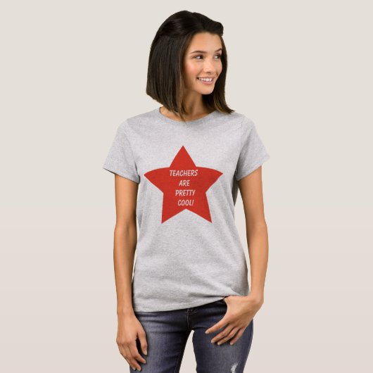 Lehrer sind Hübscher Cooler Star T-Shirt (Vorne ganz)