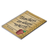 Lehrer sind immer "schreiben" notizblock (Linke Seite)