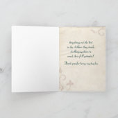 Lehrer sind speziell dankeskarte (Innenseite)