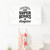 Lehrer sind Superhelden in verschleierter Form Banner (Insitu)