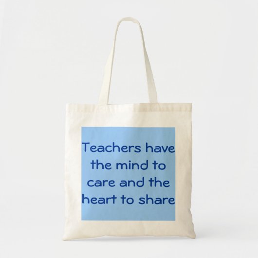 Lehrer-Sinnes-/Herz-Tasche Tragetasche (Vorne)