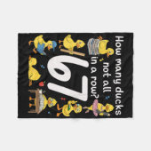 Lehrer Six Seven Meme 67 Lustiger Lehrer Duck In A Fleecedecke (Vorderseite (Horizontal))