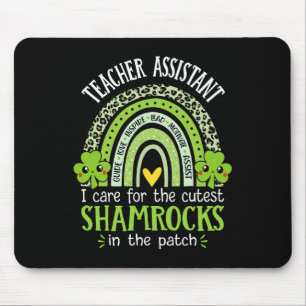 Lehrer Sofort St Patricks Day Shamrocks Lehrer A Mousepad