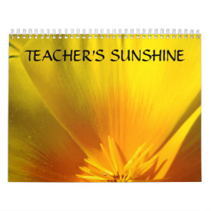 LEHRER SONNENSCHIRM Kalender Geschenk Blumengärten