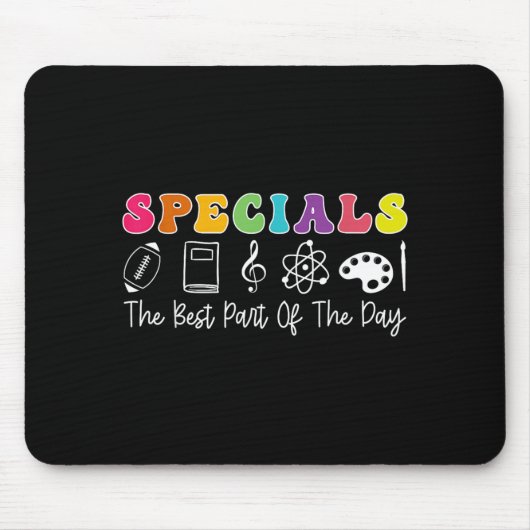 Lehrer-Specials Der Teil des Tages - Specials Mousepad (Vorne)
