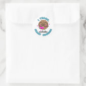 Lehrer-Sticker Runder Aufkleber (Tasche)