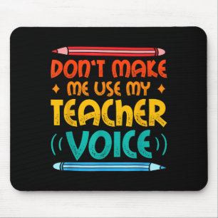 Lehrer Stimme Teacherlife Grundschullehrer Mousepad