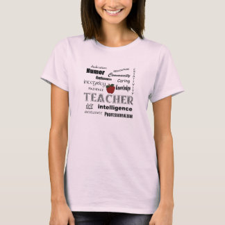 Lehrer-Stolz+Rotes Apple T-Shirt