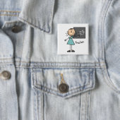 Lehrer-Strichmännchen Button (Beispiel)