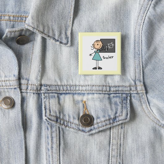 Lehrer-Strichmännchen Button (Beispiel)