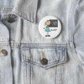 Lehrer-Strichmännchen-Knopf Button (Beispiel)