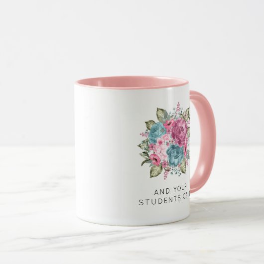 Lehrer Strong Coffee Calm Schüler Tasse (VorderseiteRechts)
