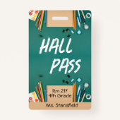 Lehrer Student Klasse Bad Hall Pass Ausweis (Vorderseite)