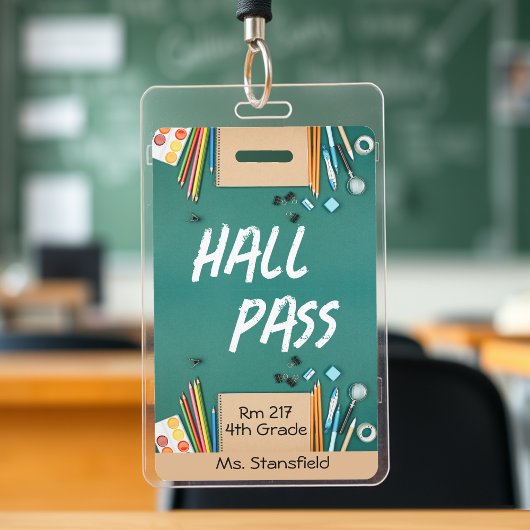 Lehrer Student Klasse Bad Hall Pass Ausweis