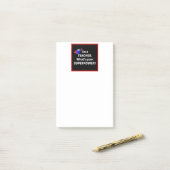 Lehrer-Super-Power Post-it Klebezettel (Auf Schreibtisch)