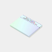 Lehrer-Super-Power Post-it Klebezettel (angewinkelt)